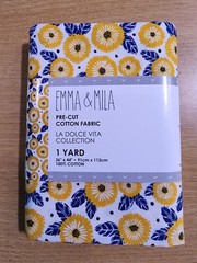 La Dolce Vita Marigold Floral Cotton Fabric – Emma & Mila (1 Yard, Pre-Cut)