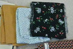 Lot, Quilt Cotton Pieces & Scraps, 3 Pounds & 2 Ounces, S26