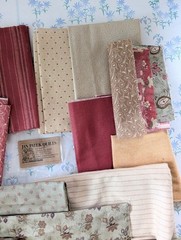 Moda Brannock and Patek Rites of Spring Fabric Group Primitive Quilting Cotton