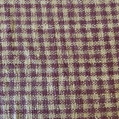 Koplavitch & Zimmer Anneker Check Mulberry 100% Silk Upholstery Fabric 54″ W
