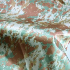 By Yard Soft Satin Fabric Material Lining Geometric Charmeuse Abstract