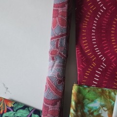 DESTASH Cotton Fabric Bundle Lot Quilting FAT QUARTERS + 1/2 Yard Cut