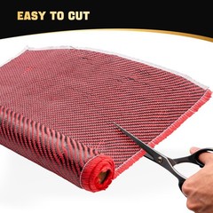59″ x 12″ Carbon Fabric Cloth 3K Fabric Cloth (150cmx30cm) 220gsm High Streng…