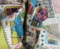 Bookish Jenni Calo Connecting Threads Book Library Cotton Fabric #13