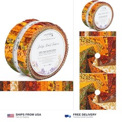Craftido-20 Options-100% Cotton Jelly Roll Fabric Precut Strips for Quilting,…