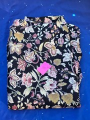 HAMPSHIRE GARDEN FLORAL PRINT PETER PAN FABRICS 3 1/2 YARDS NEW
