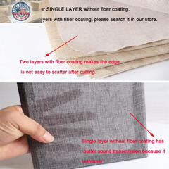 Speaker Grill Cloth Linen Single Layer Speaker Fabric Protective Dustproof Mesh