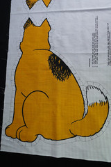 1982 Tribune Co. Syndicate Little Orphan Annie 3 Pillow Fabric Panels Kit To Sew