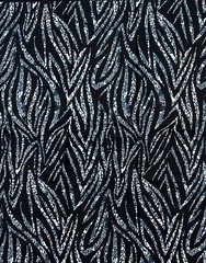 African Print Fabric/ Ankara – Black, Gray ‘Soul Song’ Design, YARD or WHOLESALE