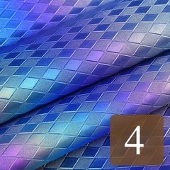 DIY Color Gradient PU Faux Leather Fabric Material 137cm