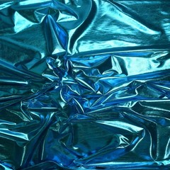 Turquoise STRETCH Fabric – HALF YARD – Spandex Dance Swimsuit Apparel Metallic