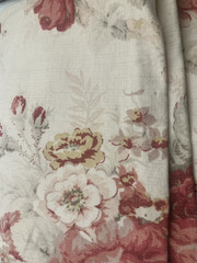 WAVERLY Floral Norfolk Rose Cotton Fabric Upholstery Home Decor Crafts 66X22″