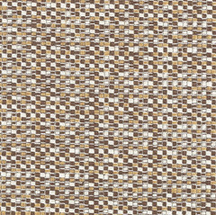 Zinc Textile Small Scale Mosaic Weave Uphol Fabric- Sol Tobacco 2.60 yds Z501/06