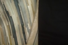 1 of 7 yds Romo Fabric Epingle Velvet Benito Gunmetal Upholstery 55″ x 36″ BTY