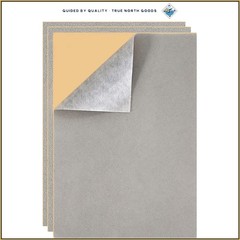 High Quality Grey Felt Adhesive Sheets, 3PCS for Various Surface Applications