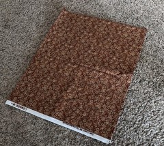 Floral Fabric Fall Browns Classic Cottons 2 Yards 2002 Precut