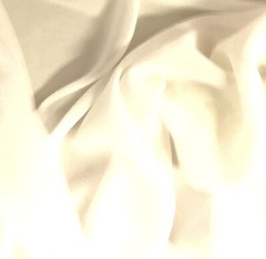 Fabulous IVORY OFF-WHITE CHIFFON Semi-Sheer Billowy Poly Solid Fabric