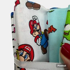 Nintendo Licensed Super Mario Fat Quarter 5 pcs Bundle 18″x21″ Yoshi Luigi Peach