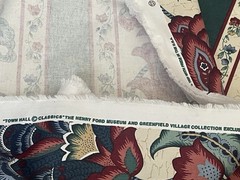 11 Yards Waverly Jacobean Floral Home Decor Fabric Henry Ford Museum Towne Hall