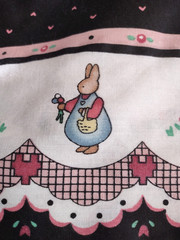 Daisy Kingdom Bunny Hearts Sewing Fabric 5 1/2 Yards