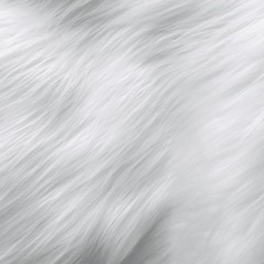 Eden WHITE Shaggy Long Pile Soft Faux Fur Fabric for Fursuit, Cosplay Costume,