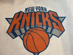 1 New York Knicks Quilt Block BASKETBALL Knickerbockers