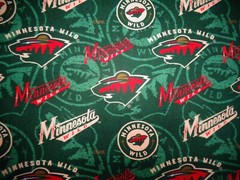 MINNESOTA WILD NHL 100% COTTON 1/2 YARD PIECE BRAND NEW SPORT DESIGN