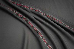 Medium Gray Solid Plain Suiting Fabric Cashmere Wool