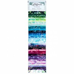 Hoffman 2-1/2in Strips, Paradise Bali Pops 12Th Generation 40pcs 100% Quilt Cott