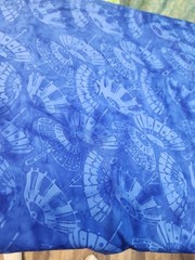 Blue Ombre Umbrellas Cotton Fabric 1.25 Yards quilting applique sewing