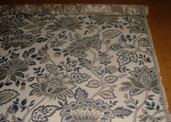 iLiv Woven Jacquard Fabric 1.3 Metres Clara Royal FR Cushion Curtain Upholstery