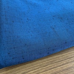Vintage Blue Slub Apparel Fabric Textured Woven 1 yard + 12″ L x 66″ W
