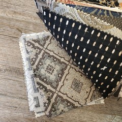 Mixed Brands Upholstery Fabric Samples Scraps 5×6 Lot 125 Geometric Quilt Craft