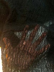 Black Linen Cotton Blended Sewing Fabric By 2 Meters.