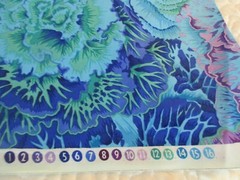 Kaffe Fassett Cotton Fabric 1 FQ Blue Purple Brassica Classics Lg Floral Print