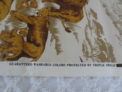 5182. ON SAFARI Home Decor, Drapery, Craft COTTON FABRIC–47-1/2″ x 1-1/2+ yds.