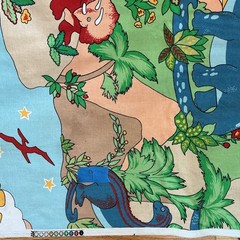 VNTG House ‘N Home LAND OF DINOSAURS Drapery Fabric, 5 Yds 17”x 44”,Thick, READ