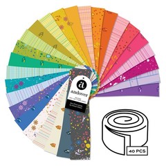Sun Print 2026 | 2.5″ Strip Roll by Alison Glass for Andover Fabrics | 40 pcs