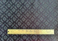 UPHOLSTERY FABRIC navy blue, jacquard, heavy, 2 yards by 56 inches NEW