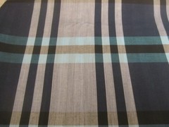 COTTON QUILTING FABRIC Sewing Large Checks Plaid in Blue and Red BTY x 44