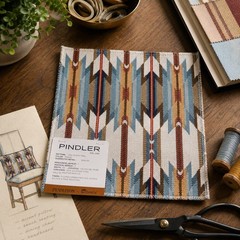 Pindler Pendleton Sunbrella Wyeth Trail Sunset Upholstery Fabric Sample 13” x 13