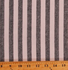 Linen Cotton Blend Essex Yarn Dyed Indigo Stripes Chambray Look Fabric D255.24