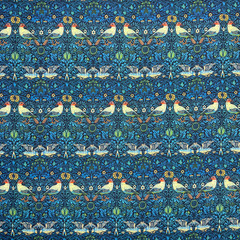 Birds 200 Thread-Count Percale 100% Cotton 45″ Wide Fabric for Dressmaking