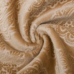 1M Velvet Fabric Embossed Floral Soft Velour Material Home Upholstery Backdrop