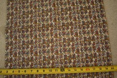 35″ Long x 35″ Wide, Vintage 1940’s-60’s,Jack Queen King Face-Cards Cotton,P2618