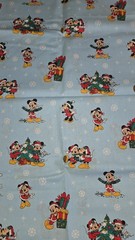 ONE YARD Mickey and Friends Christmas Day fabric 100% cotton