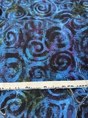 Hobby Lobby Dark Swirls Cotton Quilting Sewing Fabric Midnight Blue 49″ X 42″