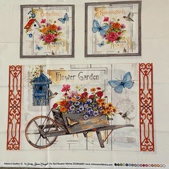 Vintage Panel – Adakee’s Garden by Sandy Lynam Clough Red Rooster Fabrics