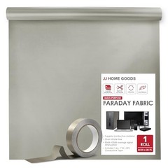 44″ x 20 ft Faraday Fabric Shielding Cloth + 6.6 Yards Faraday Tape – Military G