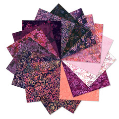 Spring 25 Batiks By Hoffman – Huckleberry Fat Quarter Bundle #SP25BFQ-346